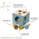 Деревянный сортировщик Micki, синий. - фото 2