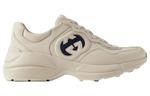 Кроссовки rhyton 'interlocking g - ivory blue' Gucci, белый - фото 2