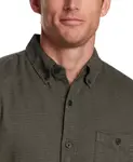Мужская рубашка с текстурой Dobby Weatherproof Vintage, зеленый - фото 4