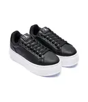 Кожаные кроссовки Calvin Klein Jeans, черный - фото 3