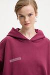 Хлопковая толстовка Pangaia, бордовый - фото 8