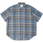 Рубашка унисекс MADNESS, синий - фото