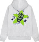 Худи Stussy Galaxy 'Ash Heather', серый - фото 2