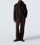 Дубленка с отделкой из овчины Herno, Marrone - фото 2