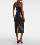 Кожаное платье-корсет Nensi Dojaka, черный - фото 3