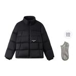 Пуховик унисекс Skechers, черный - фото