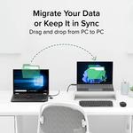 Кабель USB-C Plugable USB 3.0 Windows Transfer Cable with USB-C USBC-TRAN - фото 3