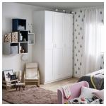 Дверь с петлями GRIMO IKEA, 50x229 см, белый - фото 3
