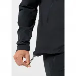 Куртка Jack Wolfskin для отдыха "ANDUR JKT W", с капюшоном, черный - фото 3