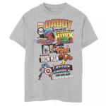 Футболка с рисунком комиксов «Marvel Avengers Day» для мальчиков 8–20 лет Marvel - фото