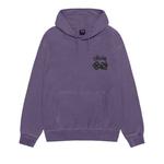 Худи Stussy Dice Hoodie Pigment Dyed, Grape - фото