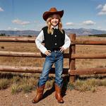 Детский жилет-свитер без рукавов кабельной вязки Maxxis Merch, Black - фото 4