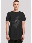 Футболка F4NT4STIC Looney Tunes Bugs Bunny White Belly, черный - фото 3