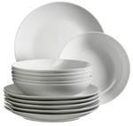 Столичный сервиз barca 12 шт Mäser, белый - фото