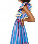 Кандела Миди Платье в синем цвете CELiA B - фото 3