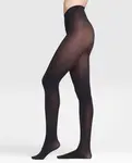 Женские суперматовые колготки Filodoro плотностью 100 ден из черной микрофибры, черный - фото 2
