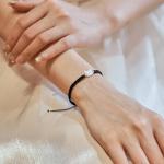 Браслет на шнурке унисекс CLARKIA FLOWER, белый - фото 4