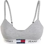 Бюстгальтер Tommy Jeans Heritage Ctn Push-Up, серый - фото