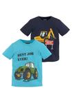 Футболка Kidsworld Shirt, синий/темно-синий - фото