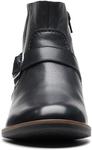 Женские ботильоны Clarks Camzin Loop, Black Leather - фото 3