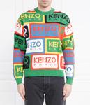 Свитер мужской Kenzo с разноцветным принтом, мультиколор - фото