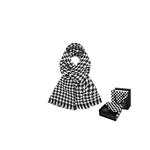 Вязаный шарф унисекс с индивидуальной поздравительной открыткой FireMonkey, цвет хаки - фото 9