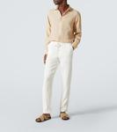 Льняная рубашка Fedeli, бежевый - фото 2