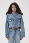 Блуза Gestuz JARDINE , Washed Blue/Light-Blue Denim - фото