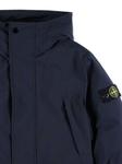 Stone Island Junior парка с капюшоном и значком компаса, синий - фото 3