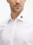 Рубашка с вышитым логотипом Karl Lagerfeld, белый - фото 4