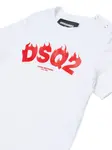 Футболка с графичным принтом Dsquared2 Kids, белый - фото 3