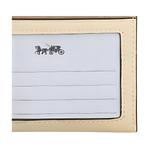 COACH Миниатюрный кожаный картхолдер, Moonlight - фото 4