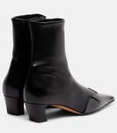 Ботинки Nevada 85 кожаные Khaite, Black - фото 2