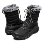 Седровые стеганые кружевные сапоги Bogs, Black - фото 9