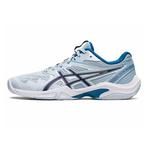 Женские кроссовки для бадминтона Asics Gel-Blade 8, Light Blue/Black - фото