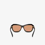 Солнцезащитные очки Prada в ацетатной оправе "бабочка", черный - фото 4