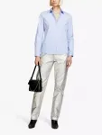 Рубашка SISLEY Slim Fit Cotton Blend, синий - фото 3