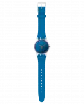 Часы Polablue с синим силиконовым ремешком Swatch, синий - фото 2