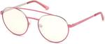 Очки GUESS GU3047, Shiny Pink/Gradient Or Mirror Violet - фото