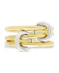 Набор колец Tamsen Linked Stacking Sterling Forever, gold - фото 3