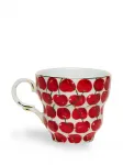 Набор Big Mama из чашки и блюдца La Doublej, красный - фото 2