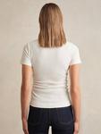 Футболка Tess Ribbed Reiss, White - фото 2