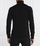 Свитер из шерсти Lacoste Regular Fit, черный - фото 4