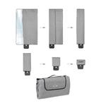 Одеяло для пикника Relaxdays, серый - фото 7