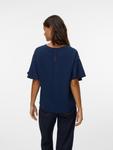 Блуза VERO MODA VMALVA, темно-синий - фото 4