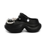 Сабо женские Feiyue, Black Floral Bowknot - фото