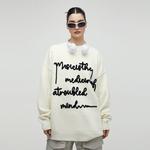 Свитер Unisex Milk Tea White A Chock, белый - фото 8