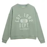 Толстовка Superdry Athletic Ess Relaxed Fit, зеленый - фото