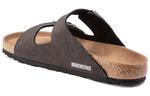 Замшевые сандалии Birkenstock Arizona с открытым носком, черный - фото 2