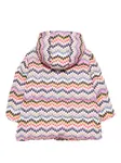 Пуховик с узором Missoni Kids, розовый - фото 2